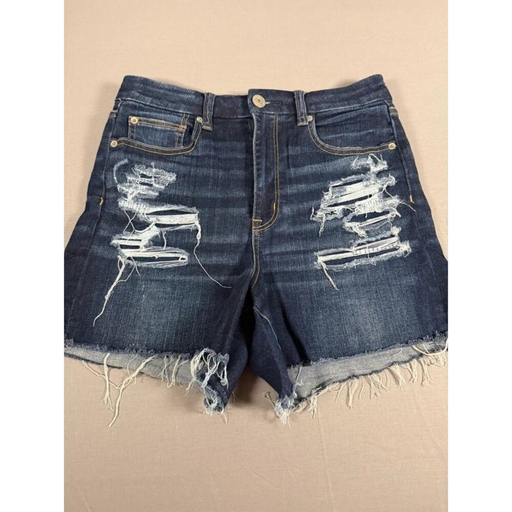 American Eagle Distressed Denim Shorts High Waisted